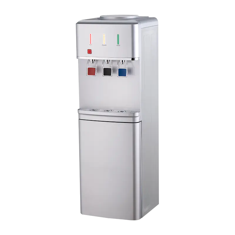 YR-2509/YLR-2509/YLR-2509Y Distributeur d'eau vertical à trois sorties argenté