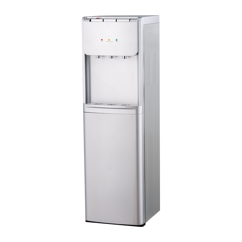 Distributeur d'eau réfrigéré argenté YX-2505/YLX-2505, monté sur le fond