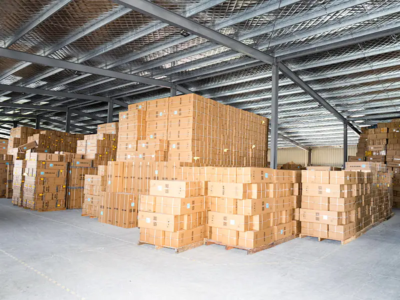 Entrepôt de produits finis